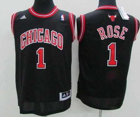 Youth Chicago Bulls #1 Derrick Rose Black Jersey,We sell and wholesale Youth Chicago Bulls #1 Derrick Rose Black Jersey on line form chian!